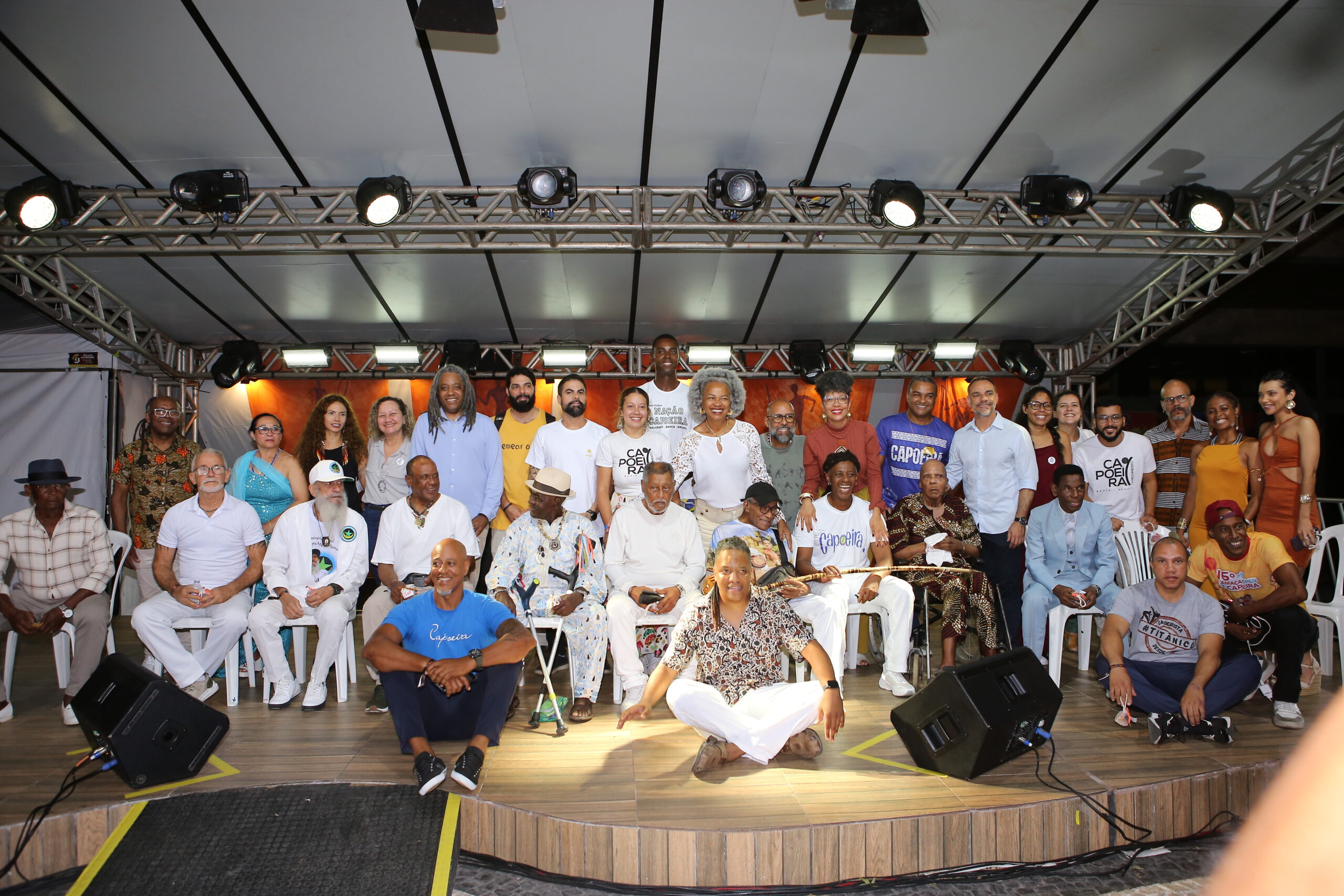 Cerimônia de abertura do 3° Festival de Capoeira reúne griôs, capoeiristas e autoridades públicas